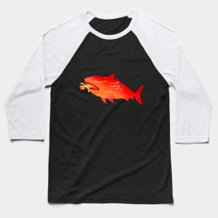 Fish Night Baseball T-Shirt